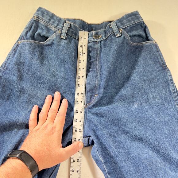 Bulwark FR Flame Resistant Jeans Woman's 16 (30W 28L) Dark Wash Workwear - Picture 8 of 11